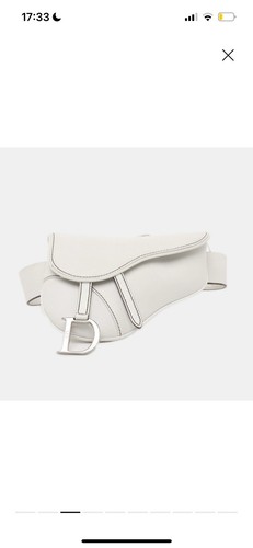 Vintage 2003 galliano For White Dior Saddle Belt