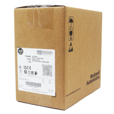 New Allen-Bradley 25B-D2P3N114 PowerFlex 525 0.75kW (1Hp) AC Drive