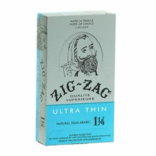 Zig-Zag Ultra Thin 1 1/4 1.25 - 10 PACKS - Zig Zag Blue Rolling Papers