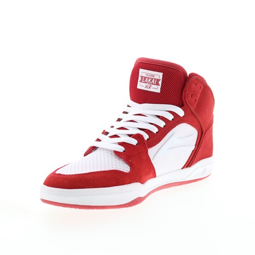 Lakai Telford SMU Valentine's Day Mens White Suede Skate Sneakers Shoes - Picture 4 of 8