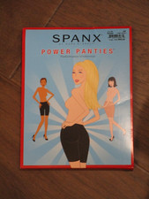 SPANX POWER PANTIES SHAPER SHORT IN BAREST SIZE D   NEW