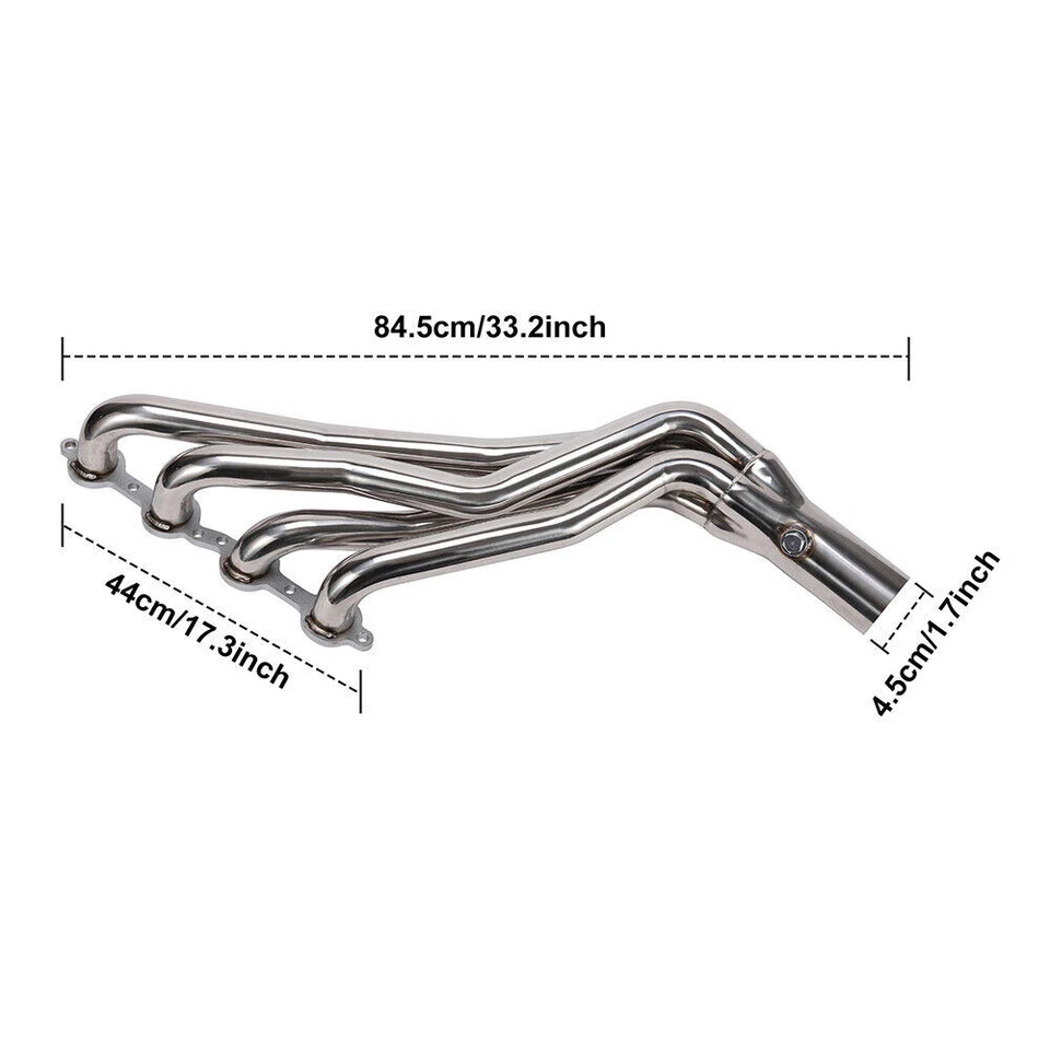 Long Tube Headers For Chevy GMC C1500 C2500 K1500 K2500 Truck 5.7 5.0 305 350 V8 Foto 3 de 4