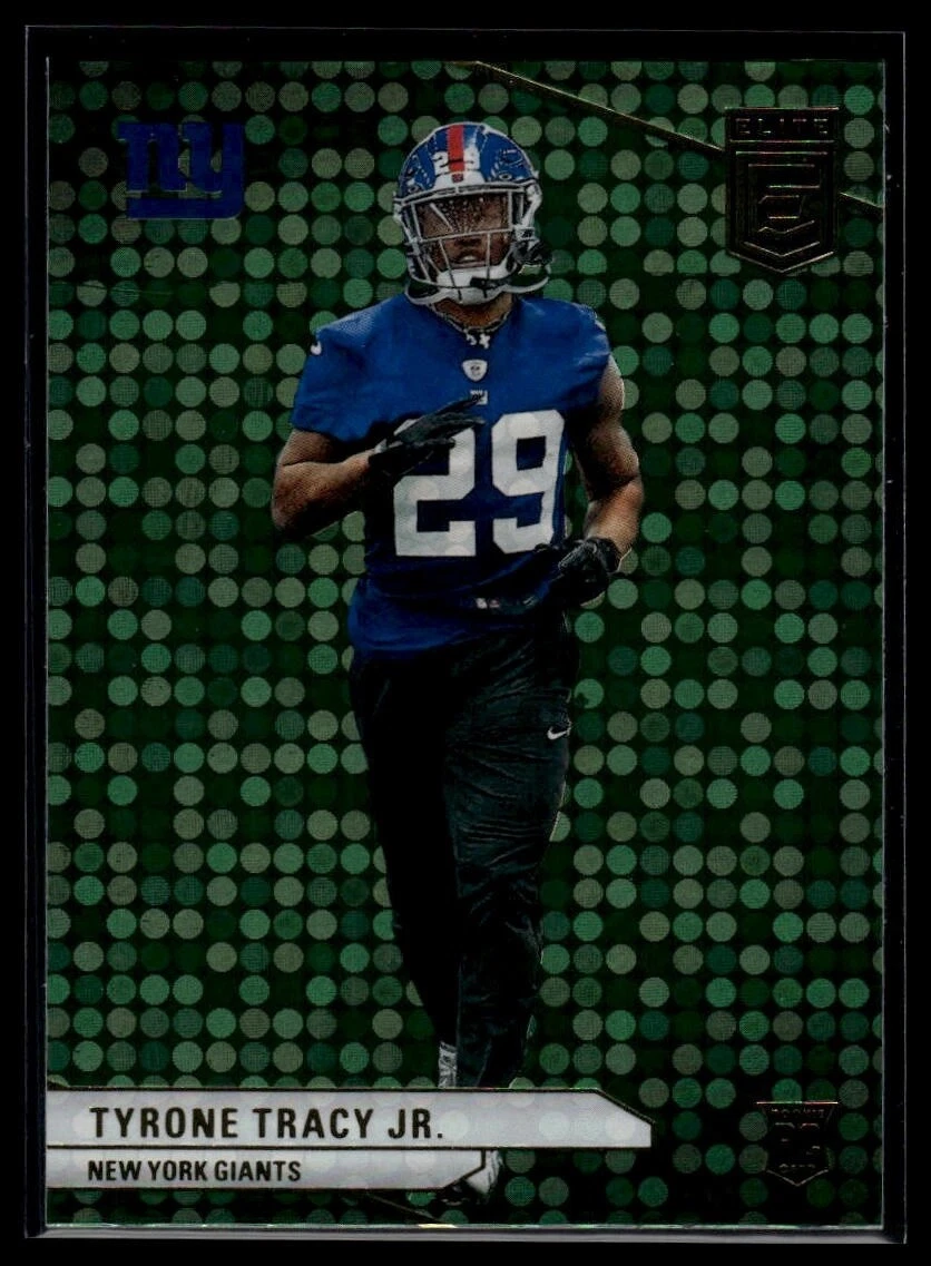 2024 Panini Donruss Elite - Rookies Tyrone Tracy Jr. #144 Green Disco (RC)