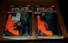Brand New 5 Piece Kids Toy Police Officer Play Set LOT OF 2 