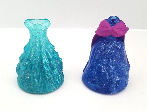 Disney Princess Anna Elsa Frozen Magiclip Glider Dresses Only Polly Pocket