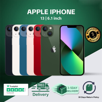 New Sealed Apple iPhone 13 A2482 128/256/512GB 6.1'' FACTORY UNLOCKED 2 YR WARNTY