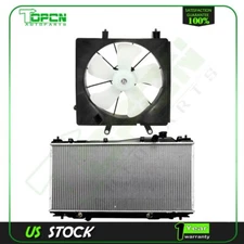 Radiator and Cooling Fan Assembly For 2001 2002 2003 2004 2005 Honda Civic