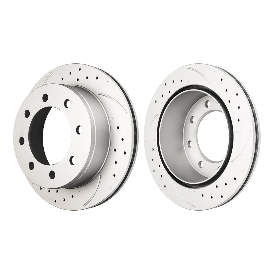 Rotor de freno trasero y pastilla para Chevy Silverado/GMC Sierra 2500 1999-2004 55055+D785 Foto 2 de 4