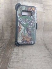 Samsung Galaxy S10e camo Rugged Case Belt Clip Fits Defender Series Black