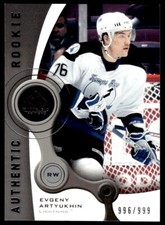 2005-06 SP GAME USED Evgeny Artyukhin Rookie /999 Tampa Bay Lightning #227 R73