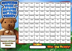 100 teddy bear names