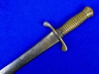 Antique US Civil War Ames Musket Rifle Bayonet Converted to Sword