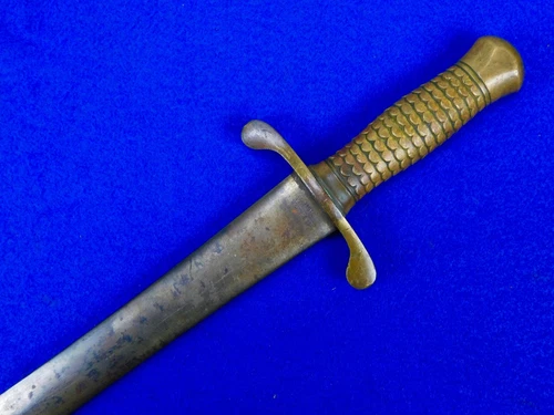 Antique US Civil War Ames Musket Rifle Bayonet Converted to Sword