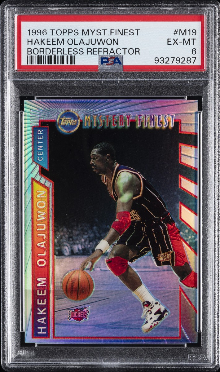 1996-97 Topps - Mystery Finest Hakeem Olajuwon #M19 1996-97 Topps - Mystery Finest Hakeem Olajuwon #M19