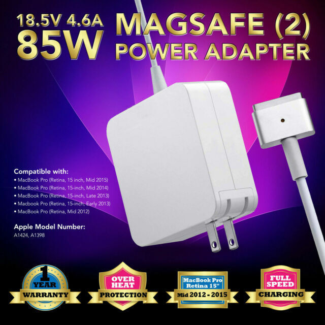 EverGrow ZA-APPLE-85W-MS2 Adapter Battery Charger for Apple MacBook Pro for sale online | eBay