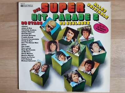 LP: DIE SUPER HIT PARADE 2 - 20 STARS - 20 SCHLAGER -Vinyl: NM, Cover: EX bis NM