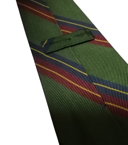 Michael J Drake vintage drake's Tie green Handmade in japan All silk England - Picture 6 of 12