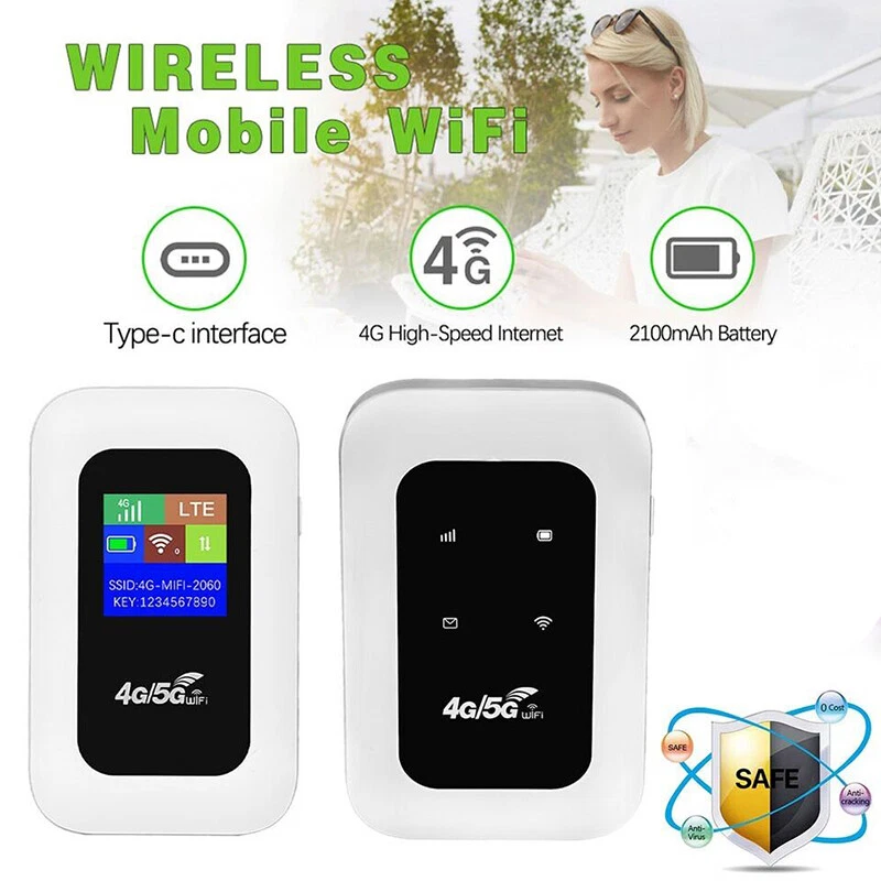 4G 5G LTE Tragbare Mobiler Wireless WLAN Router Hotspot WiFi Modem SIM Karte - Bild 3 von 4