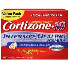 Cortizone 10 Intensive Healing Cream, 2 pk./2 oz.