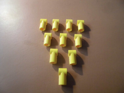 Lego 10x Technic Verbinder Kreuzachse #1 Loch 32013 42127 gelb ege2