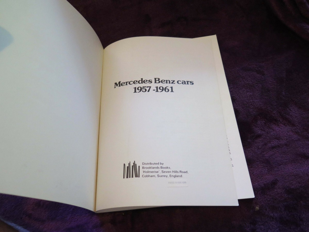 1957-1961 Mercedes-Benz Book Of 32 Magazine Articles- Brooklands