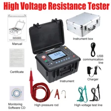 10KV 35TΩ Digital Insulation Resistance Meter Analog MegohmMeter