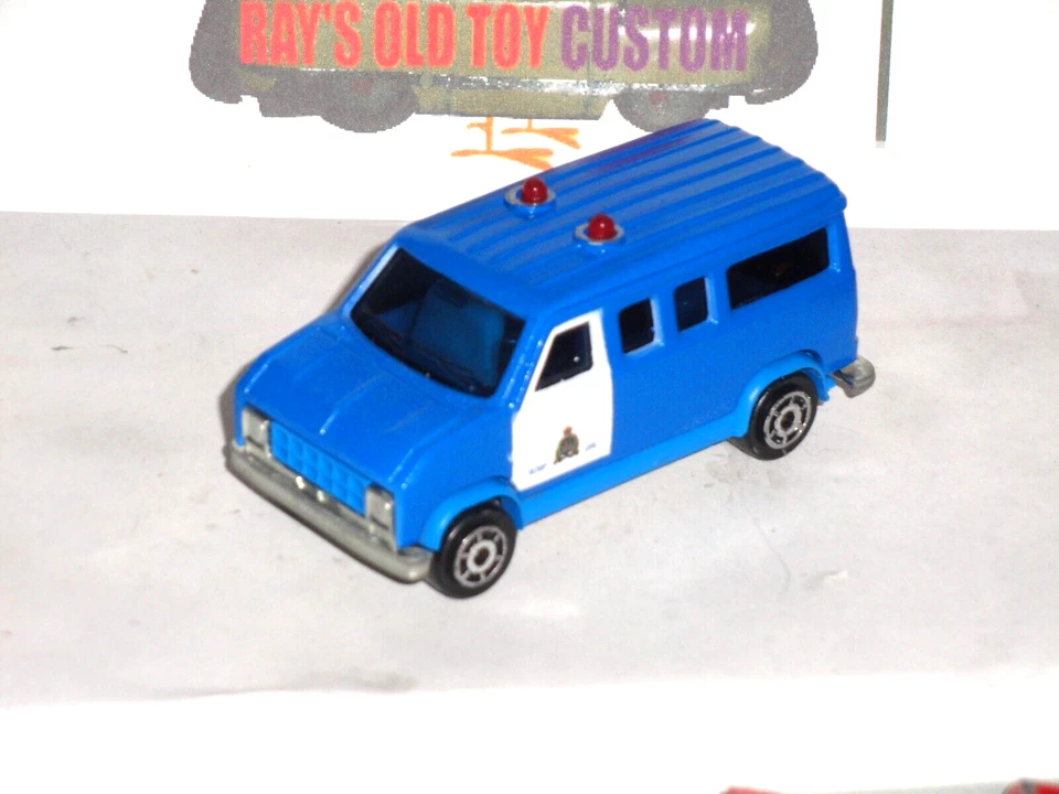 Majorette Ford van Police van custom R.C.M.P Vintage - Image 3 of 4