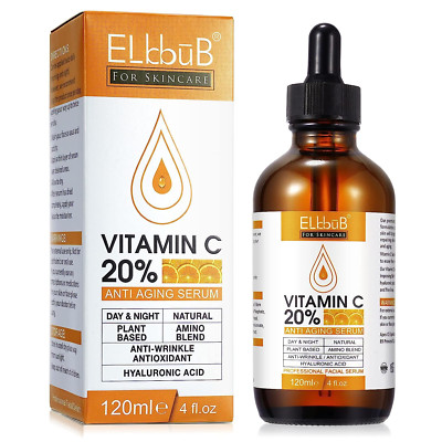 Premium 20% Vitamin C Serum for Face with Hyaluronic Acid, Retinol & Amino Acids
