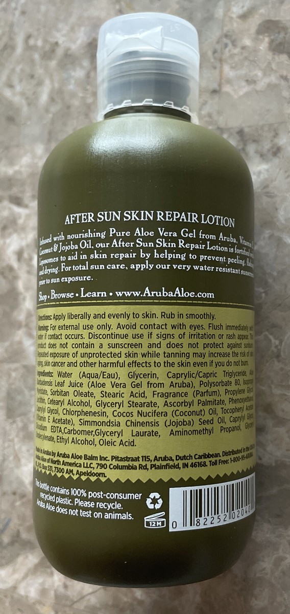 New & Sealed - Aruba Aloe After Sun Skin Repair Lotion - MADE IN ARUBA -  8.5 oz | eBay