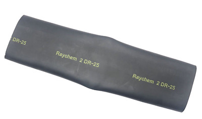 Raychem TE Connectivity DR-25-2-0 Schwarz Schrumpfschlauch. Länge-300mm. Dia-2''.