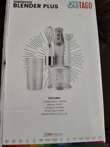 Blue Tago immersion blender Plus Open Box - New - Picture 3 of 6
