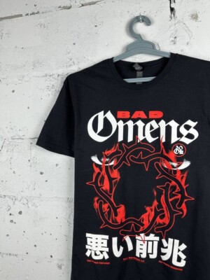 BAD OMENS バンT 半袖 Tシャツ L ブラック 黒 海外 洋楽 バッド