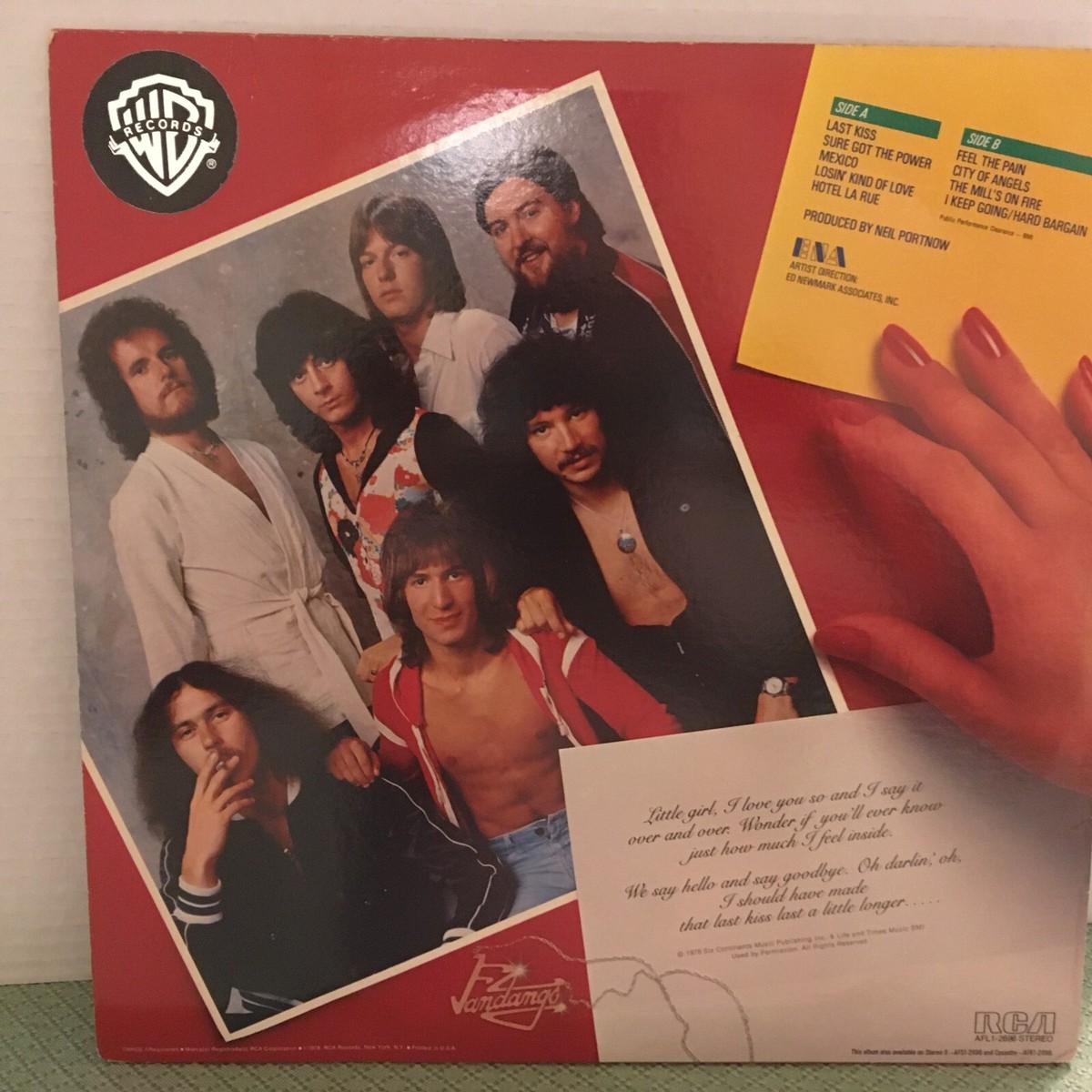 FANDANGO LP LAST KISS | eBay