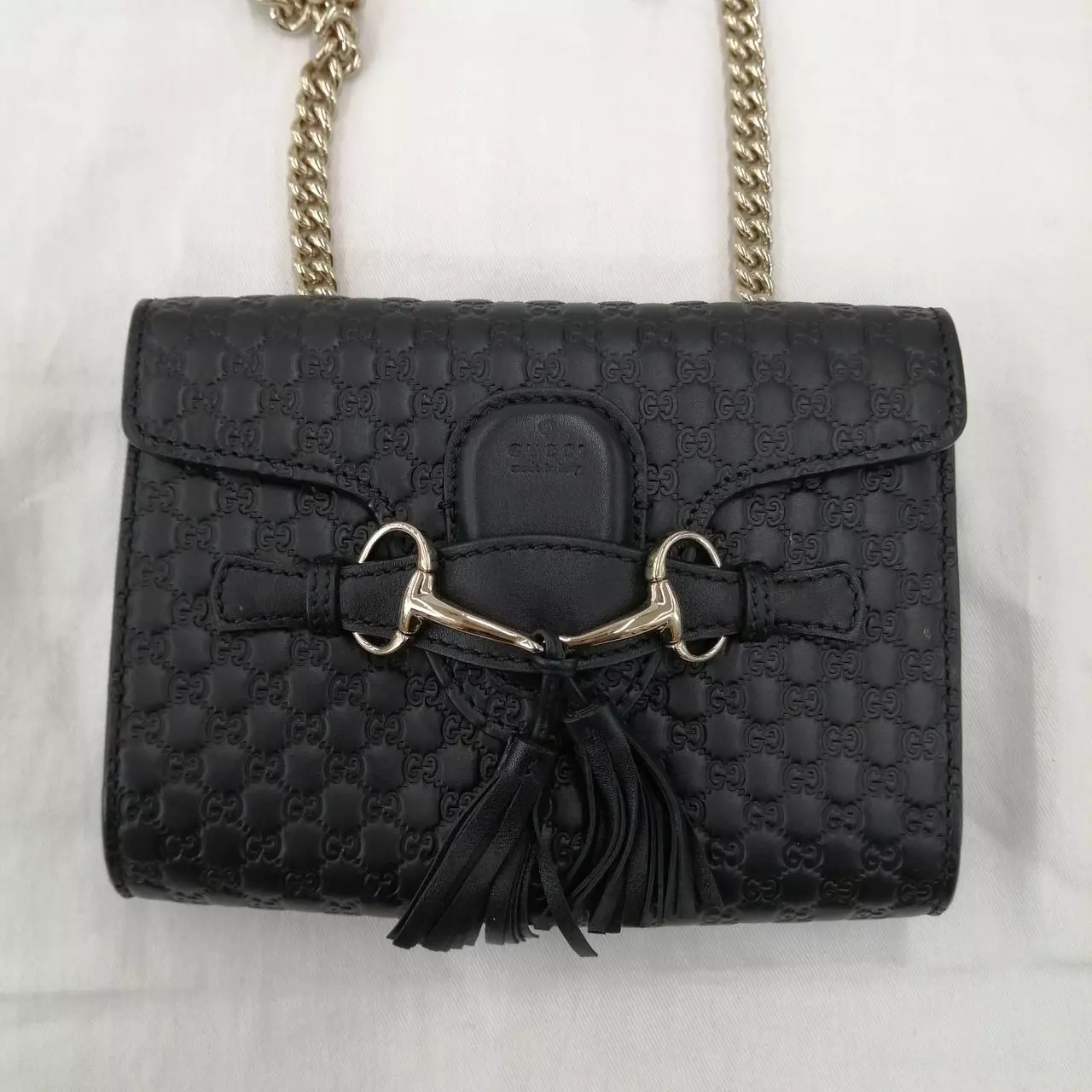 Sac à bandoulière Gucci Emily Micro Guccisima 449636