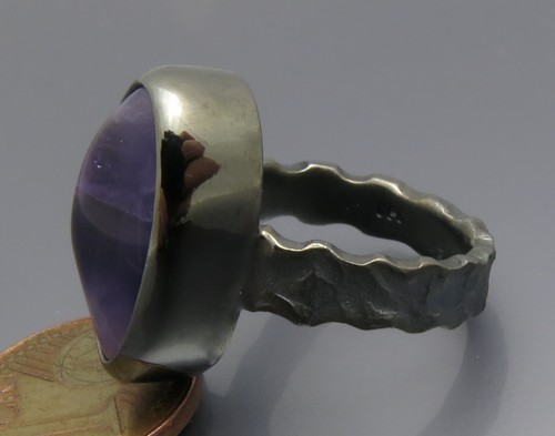 DISEÑO MADURO - ANILLO ESTILO ANTIGUO - HECHO A MANO - ÚNICO DE ORFEBRERÍA PROPIA - Imagen 9 de 9