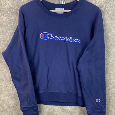 Champion Reverse Weave Sweatshirt Women's XL Spell Out Crew