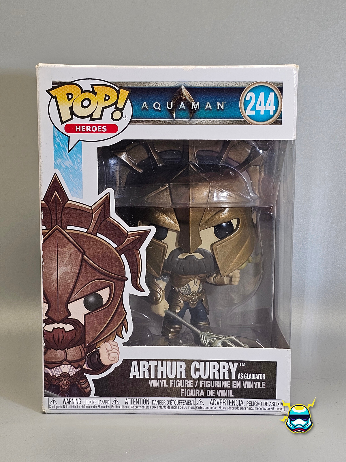 Funko Pop ARTHUR CURRY #244 DC Aquaman Heroes Protector Collectible Vinyl Figure