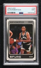 1988-89 Fleer Alvin Robertson #105 PSA 9 MINT s6i