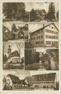 Ansichtskarte Kloster Adelberg 1922 Gasthaus Speichergebäude  (Nr.844)