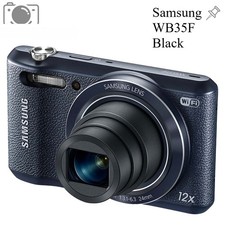 Samsung WB35F Digital Camera 16.2MP WiFi NFC 12x Optical Zoom Black Auto Focus