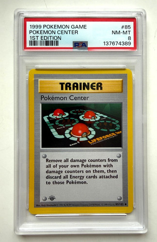 Pokémon Center (1st Edition) graded PSA 8 for sale on eBay