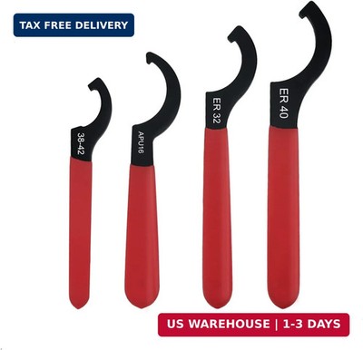 Universal Coilover Adjustment Spanner Wrench Kit, Shock Wrench with 4 Sizes, 38-
