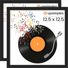 12.5X12.5 Record Frame, Vinyl Frames for 12Inch Album Cover, Wall Display for Ho