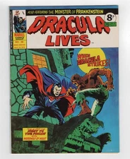1974 MARVEL WEREWOLF BY NIGHT #13 & FRANKENSTEIN #17 DRACULA CROSSOVER RARE UK