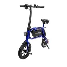 Swagtron SwagCycle SCE-1 Envy 250W Electric Bike Blue Collapsible Frame 36860-4