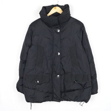 WOOLRICH Damen Puffer Jacke Gr. S Schwarz Isoliert Daunenfüllung High Neck