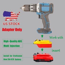 For Craftsman NEW20V/V20 Type Battery: Adapter for Hercules 20V Tools w/BMS SYS