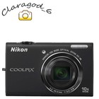 Nikon COOLPIX S6200 16.0MP Digital Camera 10 x Zoom Black 85% new
