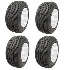 Golf Cart GTW 205/65-10 Fusion Acier Ceinture Pois Rue Pneu 20 " Grand Set De 4