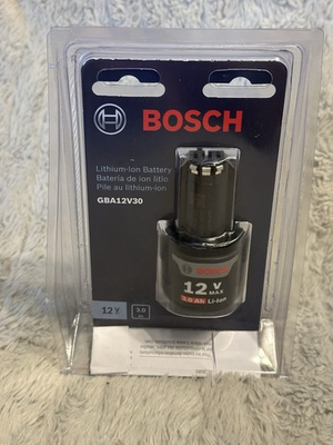 #ad NEW Genuine Bosch GBA12V30 12V Max 12V 3Ah Li Ion Lithium Ion Tool Battery Only $47.77